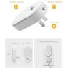 imageL LOHAS LED Motion Sensor Night Light 2 Pack Motion Activated Night Light Daylight White Adjustable Brightness Motion Sensor Light Indoor Plug in for Nursery Kids Bedroom Bathroom NightlightBlue
