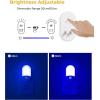 imageL LOHAS LED Motion Sensor Night Light 2 Pack Motion Activated Night Light Daylight White Adjustable Brightness Motion Sensor Light Indoor Plug in for Nursery Kids Bedroom Bathroom NightlightBlue