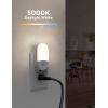 imageL LOHAS LED Motion Sensor Night Light 2 Pack Motion Activated Night Light Daylight White Adjustable Brightness Motion Sensor Light Indoor Plug in for Nursery Kids Bedroom Bathroom NightlightDaylight White