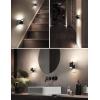 imageL LOHAS LED Night Light Amber Night Light Dimmable Night Light Light Sensor Soft Night Light Yellow Night Light Sleep Light for Kids Warm Night Light for Bedroom Hallway Bathroom 2 PackDaylight WhiteBlack Shade