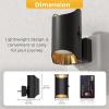 imageL LOHAS LED Night Light Amber Night Light Dimmable Night Light Light Sensor Soft Night Light Yellow Night Light Sleep Light for Kids Warm Night Light for Bedroom Hallway Bathroom 2 PackRGBBlack Shade