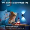 imageL LOHAS LED Night Light Amber Night Light Dimmable Night Light Light Sensor Soft Night Light Yellow Night Light Sleep Light for Kids Warm Night Light for Bedroom Hallway Bathroom 2 PackRGBBlack Shade