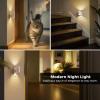 imageL LOHAS LED Night Light Amber Night Light Dimmable Night Light Light Sensor Soft Night Light Yellow Night Light Sleep Light for Kids Warm Night Light for Bedroom Hallway Bathroom 2 PackSoft WhiteWhite Shade