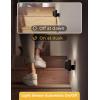 imageL LOHAS LED Night Light Amber Night Light Dimmable Night Light Light Sensor Soft Night Light Yellow Night Light Sleep Light for Kids Warm Night Light for Bedroom Hallway Bathroom 2 PackDaylight WhiteBlack Shade