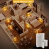 imageL LOHAS LED Night Light Amber Night Light Dimmable Night Light Light Sensor Soft Night Light Yellow Night Light Sleep Light for Kids Warm Night Light for Bedroom Hallway Bathroom 2 PackAmberWhite Shade