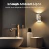 imageL LOHAS LED Night Light Amber Night Light Dimmable Night Light Light Sensor Soft Night Light Yellow Night Light Sleep Light for Kids Warm Night Light for Bedroom Hallway Bathroom 2 PackSoft WhiteWhite Shade
