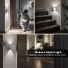 imageL LOHAS LED Night Light Amber Night Light Dimmable Night Light Light Sensor Soft Night Light Yellow Night Light Sleep Light for Kids Warm Night Light for Bedroom Hallway Bathroom 2 PackDaylight WhiteWhite Shade