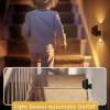 imageL LOHAS LED Night Light Amber Night Light Dimmable Night Light Light Sensor Soft Night Light Yellow Night Light Sleep Light for Kids Warm Night Light for Bedroom Hallway Bathroom 2 PackRGBBlack Shade