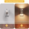 imageL LOHAS LED Night Light Amber Night Light Dimmable Night Light Light Sensor Soft Night Light Yellow Night Light Sleep Light for Kids Warm Night Light for Bedroom Hallway Bathroom 2 PackSoft WhiteWhite Shade