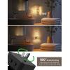 imageL LOHAS LED Night Lights Plug Into Wall 2 Pack Decorative Night Light with DusktoDawn Sensor 0100LM Dimmable Nightlight Wall SconceStyle Design Nightlights for Bathroom HallwayStairwayGiftBubbleRGB