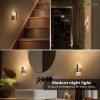 imageL LOHAS LED Night Lights Plug Into Wall 2 Pack Night Light with DusktoDawn Sensor Dimmable Decorative LED Nightlights 0100LM 5000K Adjustable Brightness for Bathroom Hallway BedroomStairwaySliver3000K