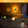 imageL LOHAS LED Night Lights Plug Into Wall 2 Pack Night Light with DusktoDawn Sensor Dimmable Decorative LED Nightlights 0100LM 5000K Adjustable Brightness for Bathroom Hallway BedroomStairwayAmber