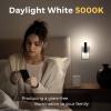 imageL LOHAS LED Night Lights Plug Into Wall 2 Pack Night Light with DusktoDawn Sensor Dimmable Decorative LED Nightlights 0100LM 5000K Adjustable Brightness for Bathroom Hallway BedroomStairway5000K