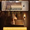 imageL LOHAS LED Night Lights Plug Into Wall 2 Pack Night Light with DusktoDawn Sensor Dimmable Decorative LED Nightlights 0100LM 5000K Adjustable Brightness for Bathroom Hallway BedroomStairwayGold3000K