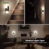 imageL LOHAS LED Night Lights Plug Into Wall 2 Pack Night Light with DusktoDawn Sensor Dimmable Decorative LED Nightlights 0100LM 5000K Adjustable Brightness for Bathroom Hallway BedroomStairway5000K