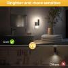 imageL LOHAS LED Night Lights Plug Into Wall 2 Pack Night Light with DusktoDawn Sensor Dimmable Decorative LED Nightlights 0100LM 5000K Adjustable Brightness for Bathroom Hallway BedroomStairway5000K