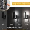 imageL LOHAS LED Night Lights Plug Into Wall 2 Pack Night Light with DusktoDawn Sensor Dimmable Decorative LED Nightlights 0100LM 5000K Adjustable Brightness for Bathroom Hallway BedroomStairway5000K