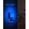 imageL LOHAS LED Night Lights Plug into Wall 2Pack 03W Plug in Night Light Dusk to Dawn 3000K Soft White Bright Nightlight AutoOnOff for Adults Kids Room Bedroom Bathroom Hallway Kitchen NonDimBlue