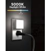 imageL LOHAS LED Night Lights Plug into Wall 2Pack 03W Plug in Night Light Dusk to Dawn 3000K Soft White Bright Nightlight AutoOnOff for Adults Kids Room Bedroom Bathroom Hallway Kitchen NonDim5000K