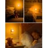 imageL LOHAS LED Night Lights Plug into Wall 2Pack 03W Plug in Night Light Dusk to Dawn 3000K Soft White Bright Nightlight AutoOnOff for Adults Kids Room Bedroom Bathroom Hallway Kitchen NonDimAmber