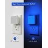 imageL LOHAS LED Night Lights Plug into Wall 2Pack 03W Plug in Night Light Dusk to Dawn 3000K Soft White Bright Nightlight AutoOnOff for Adults Kids Room Bedroom Bathroom Hallway Kitchen NonDimBlue