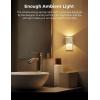 imageL LOHAS LED Night Lights Plug into Wall Dimmable Night Light with 3 Level Brightness 5000K Daylight White 2 Pack White HousingSoft White