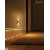 imageL LOHAS LED Night Lights Plug into Wall Dimmable Night Light with 3 Level Brightness 5000K Daylight White 2 Pack White HousingSoft White