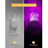 imageLOHAS Dinosaur Night Light for Boys Kids Nightlight Plug in DusktoDawn Velociraptor LED Night Lights Plug into Wall RGBSoft White 3000K 3 Lighting Modes Ideal for Nursery Room Bedroom DecorVelociraptor