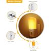 imageLOHAS LED Night Light Kids Plug in LED Night Lights for Kid 9Color Changing Bright Nightlight with Dusk to Dawn Sensor Plugin Night Light for Kids Hallway Stairway Bedroom 2 PackAmber