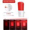 imageLOHAS LED Night Light Kids Plug in LED Night Lights for Kid 9Color Changing Bright Nightlight with Dusk to Dawn Sensor Plugin Night Light for Kids Hallway Stairway Bedroom 2 PackRed