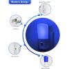imageLOHAS LED Night Light Kids Plug in LED Night Lights for Kid 9Color Changing Bright Nightlight with Dusk to Dawn Sensor Plugin Night Light for Kids Hallway Stairway Bedroom 2 PackBlue