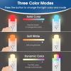 imageLOHAS LED Night Light Kids Plug in LED Night Lights for Kid 9Color Changing Bright Nightlight with Dusk to Dawn Sensor Plugin Night Light for Kids Hallway Stairway Bedroom 2 PackRGB
