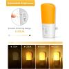 imageLOHAS LED Night Light Kids Plug in LED Night Lights for Kid 9Color Changing Bright Nightlight with Dusk to Dawn Sensor Plugin Night Light for Kids Hallway Stairway Bedroom 2 PackAmber