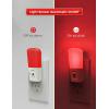 imageLOHAS LED Night Light Kids Plug in LED Night Lights for Kid 9Color Changing Bright Nightlight with Dusk to Dawn Sensor Plugin Night Light for Kids Hallway Stairway Bedroom 2 PackRed