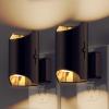 imageL LOHAS LED Night Light Amber Night Light Dimmable Night Light Light Sensor Soft Night Light Yellow Night Light Sleep Light for Kids Warm Night Light for Bedroom Hallway Bathroom 2 PackSoft WhiteBlack Shade