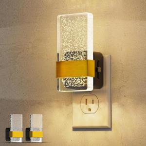 imageL LOHAS LED Night Lights Plug Into Wall 2 Pack Decorative Night Light with DusktoDawn Sensor 0100LM Dimmable Nightlight Wall SconceStyle Design Nightlights for Bathroom HallwayStairwayGiftSoft White