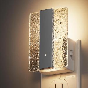 imageL LOHAS LED Night Lights Plug Into Wall 2 Pack Night Light with DusktoDawn Sensor Dimmable Decorative LED Nightlights 0100LM 5000K Adjustable Brightness for Bathroom Hallway BedroomStairwaySliver3000K