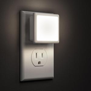 imageL LOHAS LED Night Lights Plug into Wall 2Pack 03W Plug in Night Light Dusk to Dawn 3000K Soft White Bright Nightlight AutoOnOff for Adults Kids Room Bedroom Bathroom Hallway Kitchen NonDim5000K