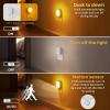 imageL LOHAS LED Motion Sensor Night Light2Pack Night Lights Plug into WallMotion Sensor and Dusk to Dawn Sensor3000K Soft White3060100lm Brightness DimmableNightlight for Bathroom HallwayAmber