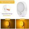imageL LOHAS LED Motion Sensor Night Light2Pack Night Lights Plug into WallMotion Sensor and Dusk to Dawn Sensor3000K Soft White3060100lm Brightness DimmableNightlight for Bathroom HallwayAmber