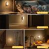 imageL LOHAS LED Motion Sensor Night Light2Pack Night Lights Plug into WallMotion Sensor and Dusk to Dawn Sensor3000K Soft White3060100lm Brightness DimmableNightlight for Bathroom HallwaySoft White