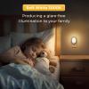 imageL LOHAS LED Motion Sensor Night Light2Pack Night Lights Plug into WallMotion Sensor and Dusk to Dawn Sensor3000K Soft White3060100lm Brightness DimmableNightlight for Bathroom HallwaySoft White