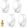 imageL LOHAS LED Motion Sensor Night Light2Pack Night Lights Plug into WallMotion Sensor and Dusk to Dawn Sensor3000K Soft White3060100lm Brightness DimmableNightlight for Bathroom HallwayDaylight White