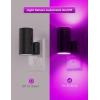 imageL LOHAS LED Night Light Night Lights Plug into Wall Color Changing Nightlight RGB with Light Sensor Home Decor for Kids Gifts Halloween Christmas Holiday Hallway Bedroom Kids Room 2 PackPurple