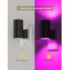 imageL LOHAS LED Night Light Night Lights Plug into Wall Color Changing Nightlight RGB with Light Sensor Home Decor for Kids Gifts Halloween Christmas Holiday Hallway Bedroom Kids Room 2 PackMulticolor