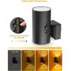 imageL LOHAS LED Night Light Night Lights Plug into Wall Color Changing Nightlight RGB with Light Sensor Home Decor for Kids Gifts Halloween Christmas Holiday Hallway Bedroom Kids Room 2 PackAmber