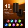 imageL LOHAS LED Night Lights Plug into Wall 2Pack Spot Lights Indoor with Dusk to Dawn Sensor 0100 LM Brightness DimmableSoft White 3000K Nightlight for Adults Bathroom Hallway StairsRGB Red  Green  Blue