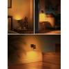 imageL LOHAS LED Night Lights Plug into Wall 2Pack Spot Lights Indoor with Dusk to Dawn Sensor 0100 LM Brightness DimmableSoft White 3000K Nightlight for Adults Bathroom Hallway StairsAmber