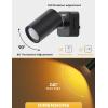imageL LOHAS LED Night Lights Plug into Wall 2Pack Spot Lights Indoor with Dusk to Dawn Sensor 0100 LM Brightness DimmableSoft White 3000K Nightlight for Adults Bathroom Hallway StairsAmber