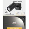 imageL LOHAS LED Night Lights Plug into Wall 2Pack Spot Lights Indoor with Dusk to Dawn Sensor 0100 LM Brightness DimmableSoft White 3000K Nightlight for Adults Bathroom Hallway StairsDaylight White